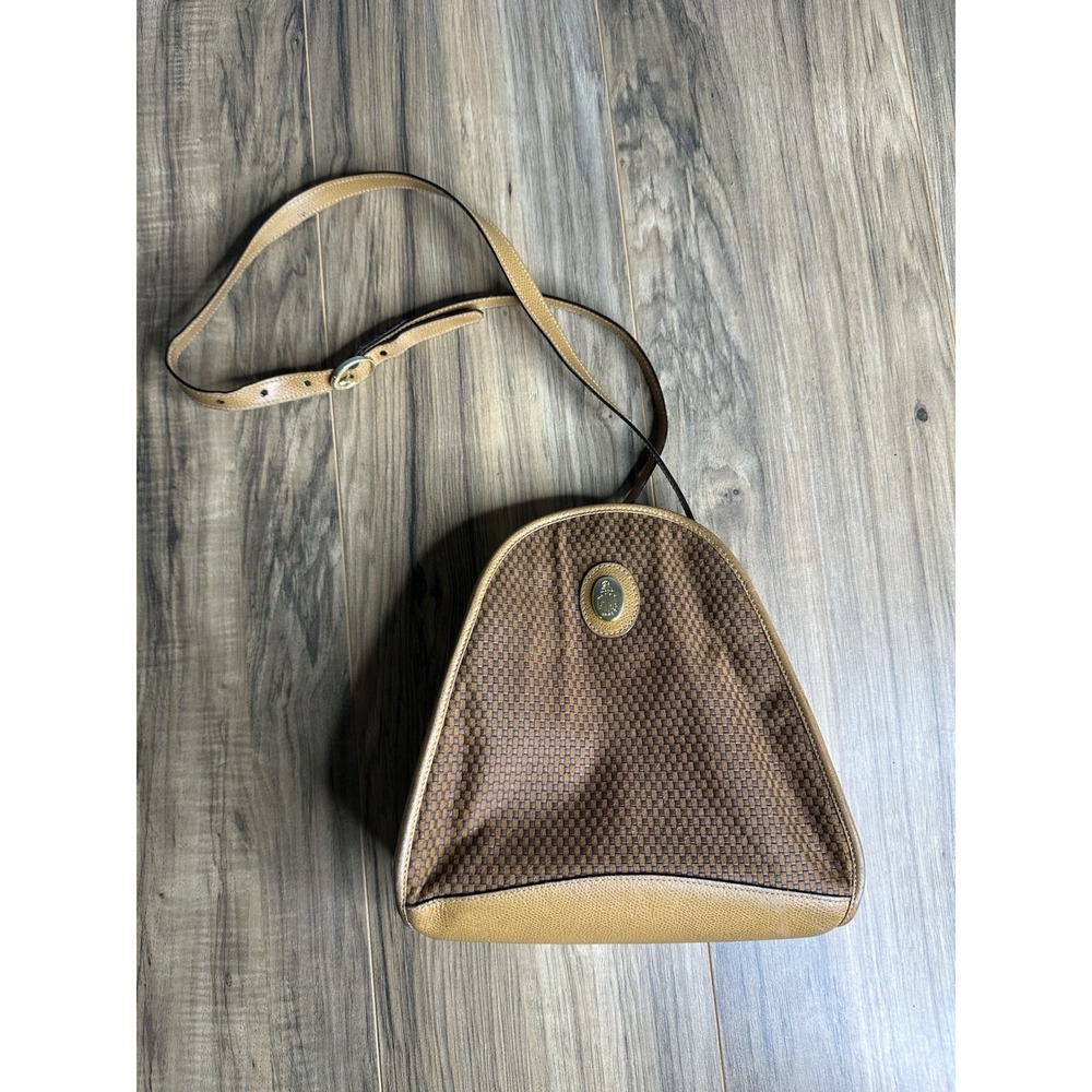Mark Cross Women's Crossbody Purse Brown Leather Strap/ Lining Small‎